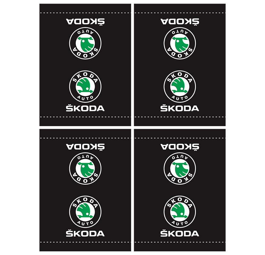 Drhau4 Car Creative Personality Decoration Car Logo Sticker For Skoda Fabia Octavia Karoq Kodiaq Kamiq Superb Rapid Citigo Scale