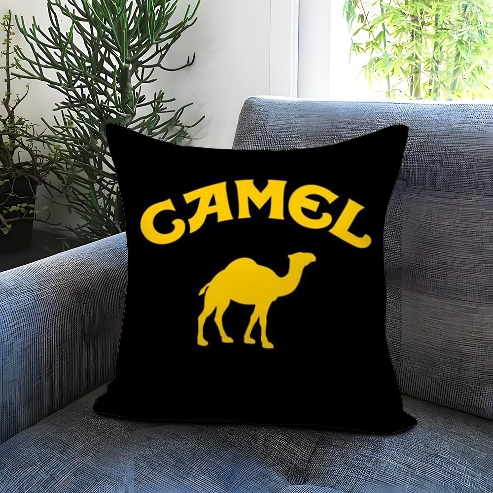 Luxury C-Camel Cushion Cover Comfortable Reversible Pillow Cover Ideal For Car Sofa Bedroom & Beyond