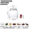 Airtight PC Plastic Storage Jar for Tea & Dry Goods