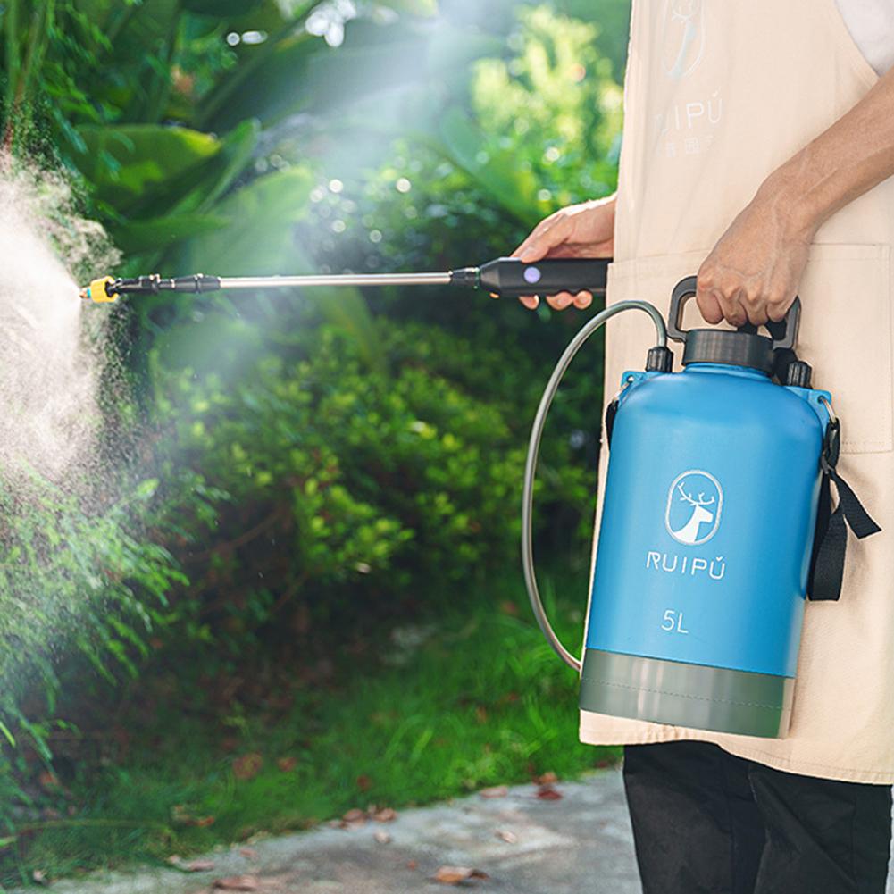 5L Electric Sprayer Rechargeable Garden Watering Spray Gun Garden Sprayer Smart Agricultural Disinfection Pesticide Dispenser