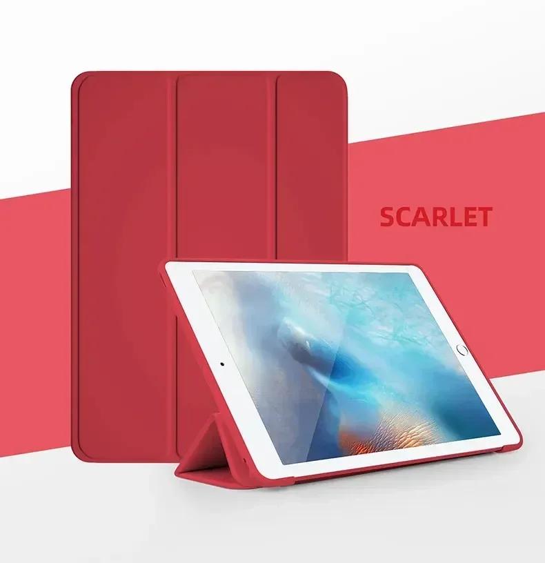 Voor iPad Case Air Pro MINI 3 4 5 6 7 8 9 10e Generatie Cases 11 12.9 13 inch M4 Leer Zachte Stand Automatische Slaap/Ontwaak Cover