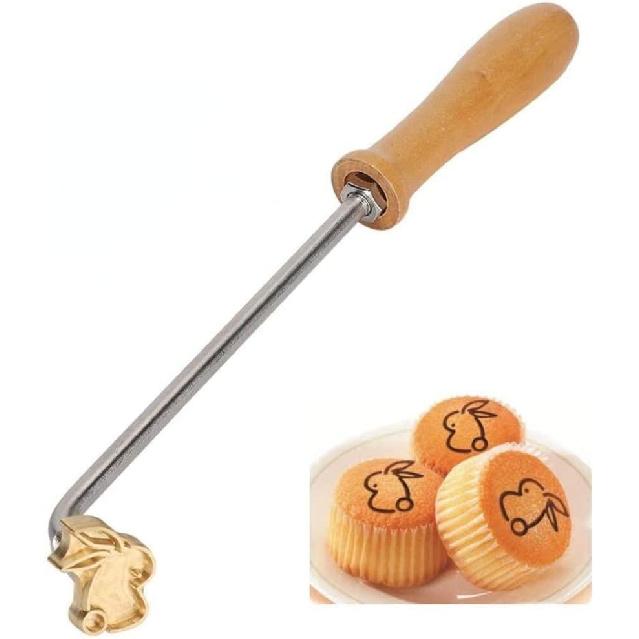 Custom Wood Branding Iron Burning Stamp Heating for Leather Wood Paper Cake Bread Baking Stamping