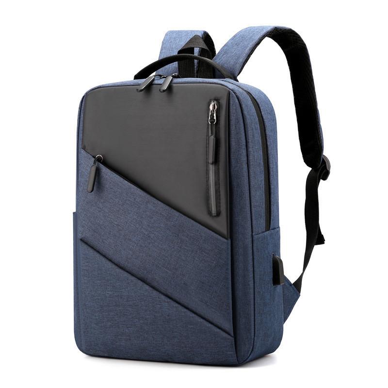 

Large Capacity Oxford Cloth Laptop Backpack For Men And Women Lightweight And Minimalist Design Wholesale Laptop Backpack синій