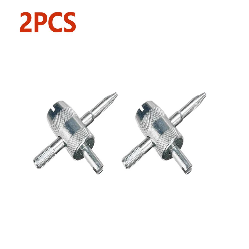 2/5/10/20 pcs Tyre valve core tools valve core 4 Way Car Truck Tire Screwdriver Valve Stem Core Remover Installer Tool