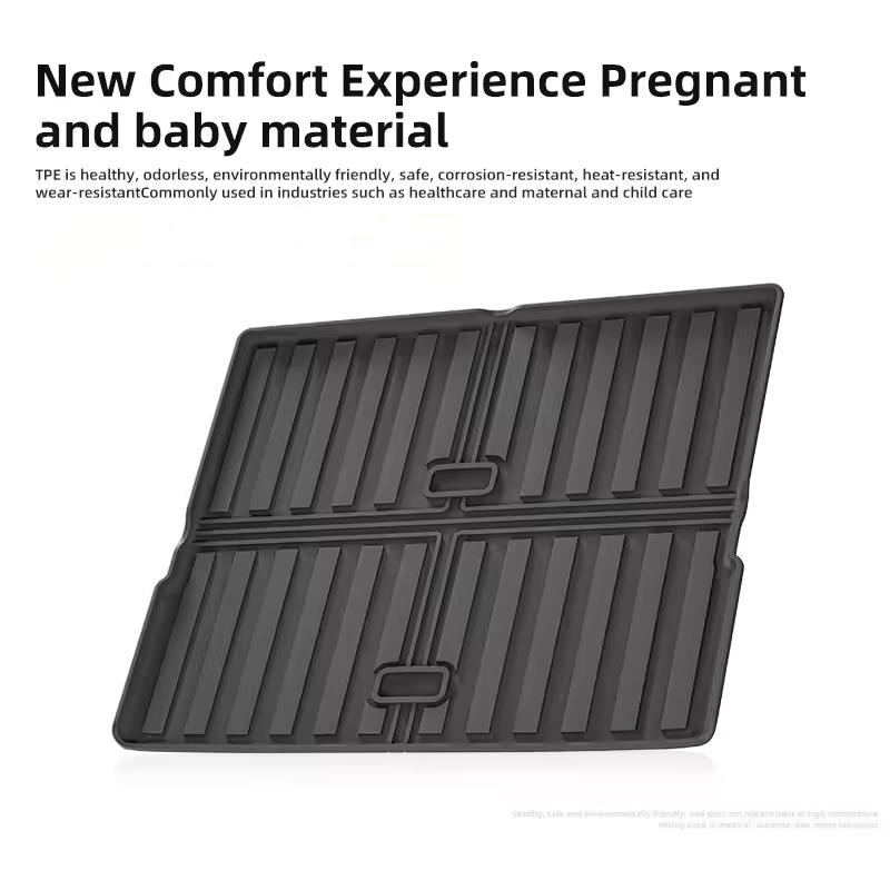 For Kia EV5 2023-2025 RHD Car Trunk Mat TPE All Weather Waterproof Non-Slip Rear Trunk Carpet Cargo Liner Floor Mats Accessories