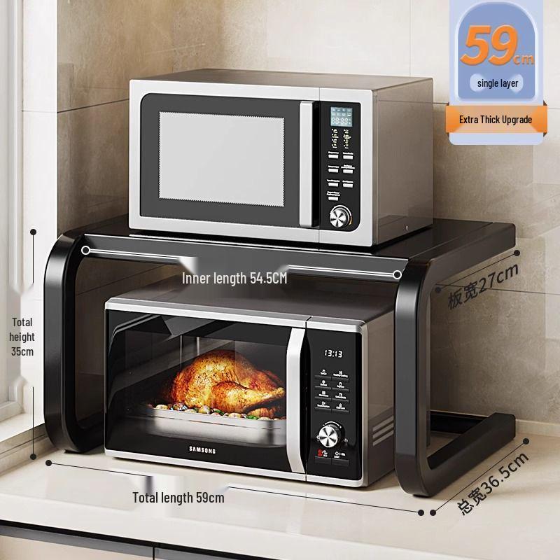 Multifunctional Microwave & Kitchen Storage Rack for Rice Cooker