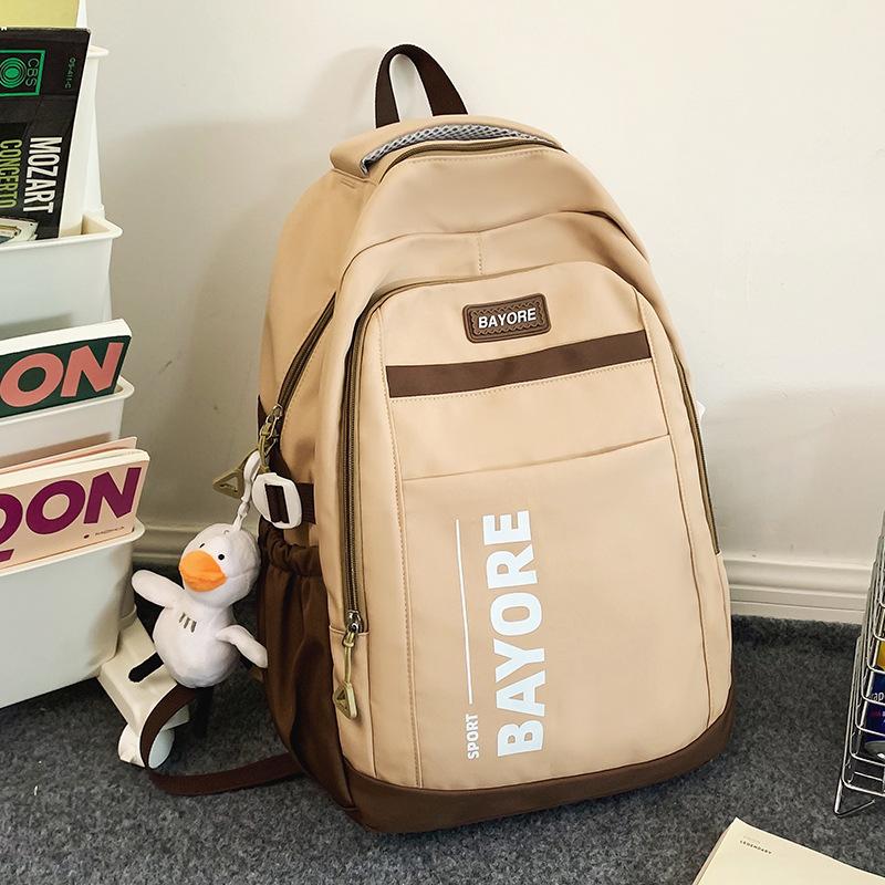 School Bag Children Elementary School Girls Junior High School High School Students College Students Alphabet Backpack