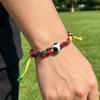2026 New Football Colored Woven Bracelets Athlete Commemorative Bracelets Celebratory Small Gift