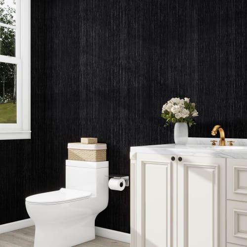 Thick Black Wallpaper, Peelable Wallpaper Sticker, Black Remake Sheet, 60cm X 10m, Stylish Scandinavian Cutting Sheet, Black, Self-Adhesive, Glitter,