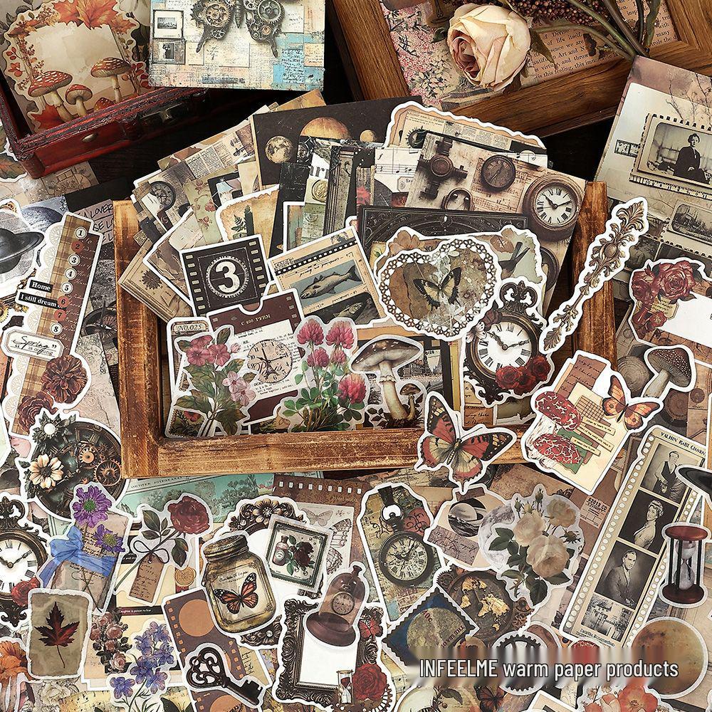 Infeel.Me Time Collection: Journal DIY Decorative Paper Pack - 4 Styles
