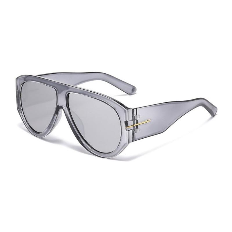 New Trendy Oversized Large Frame Y2K Cat Eye Sunglasses for Women Vintage Retro Oval Gradient Sunglasses UV400 Decoration Shades