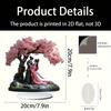 Decorazione Desktop Geisha e Samurai Sakura - Immagini Maschili e Femminili Tradizionali Adatte per Decorazioni Casa e Ufficio