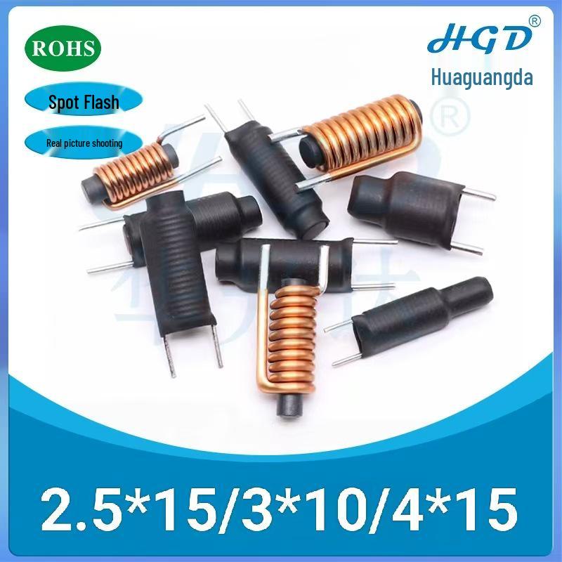 10-Pack Assorted R-Magnetic Rod Inductors: Sizes 3*10, 3*15, 3*20, 4*15, 5*10, 5*20, 6*15, 6*25, 1UH