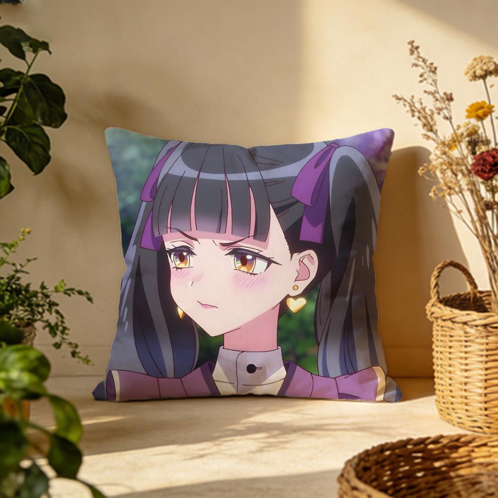 

Hot Mmaebashi Witchesful Cushion Cover Versatile DoubleSided Pillow Case Fit for Sofa Bed Car Daily Decor 30X30cm