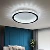 Simple New Modern Crystal Master Bedroom Ceiling Lamp Creative LED Round Living Room Net Red Soft Light Home Lighting Decorate