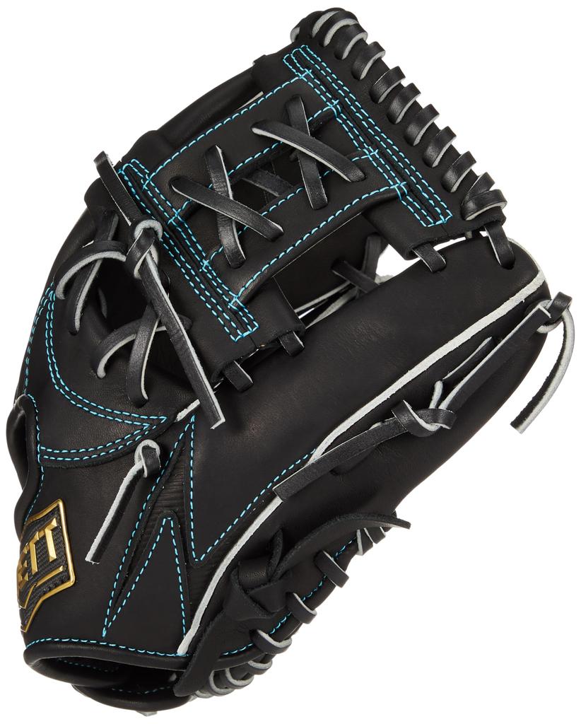 ZETT Youth Softball Zero One for Second and Black BJGB71500S Glove, Stage, Shortstop, (1900), Right-Handed Throw,
