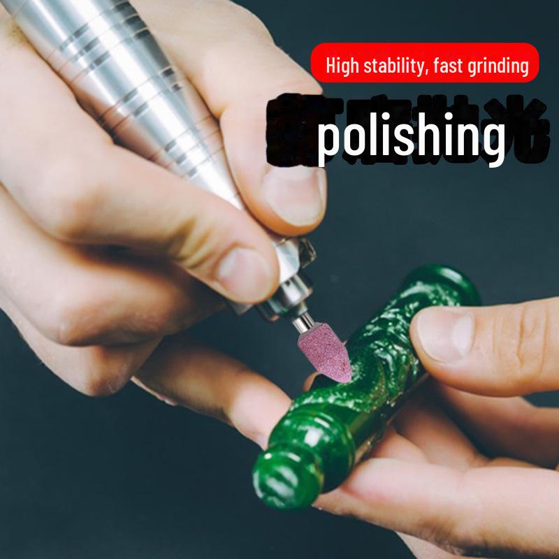 3mm Mini Flint Grinding Head for Ceramic, Jade, and Corundum Polishing