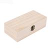 New Tung Wood Rectangular Wooden Storage Box Retro Wooden Box Gift Clamshell Wooden Box Set Storage Decoration Cosmetic