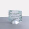 Half-Round Wedding Celebration Table Card Holder for VIP Sign-in
