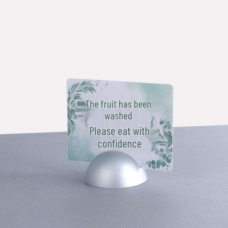 Half-Round Wedding Celebration Table Card Holder for VIP Sign-in