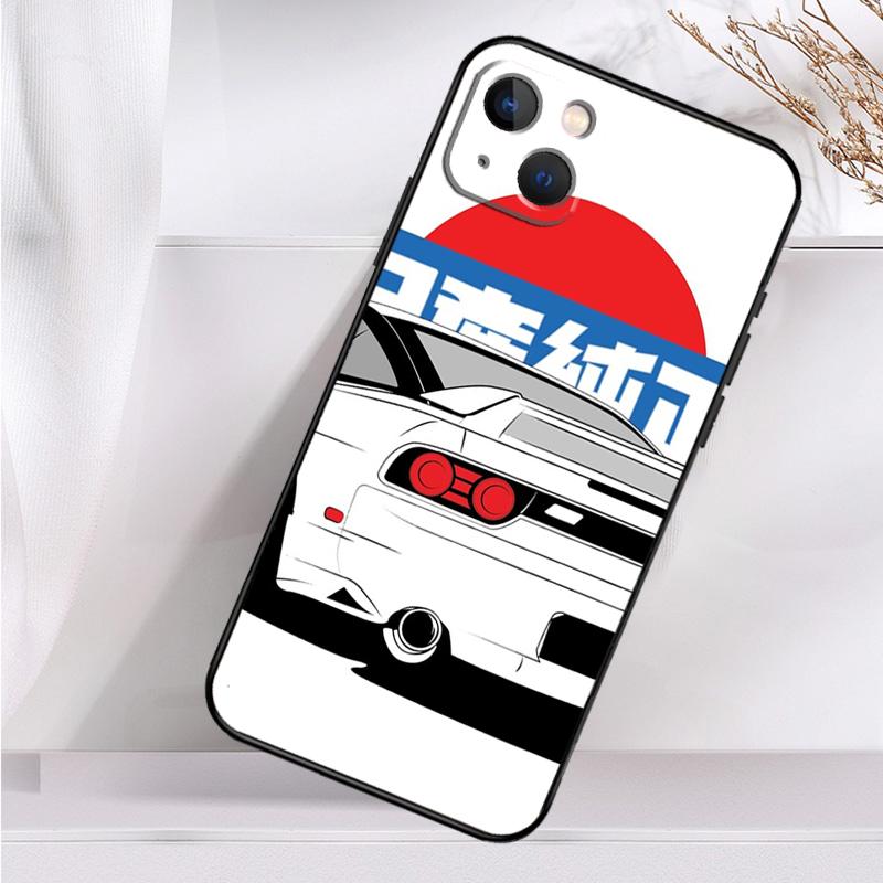 JDM Legenda Driftové Auto Pouzdro na Telefon Pro iPhone 16 15 14 12 11 13 Pro Max 7 8 Plus X XR XS Max 13 12 Mini Kryt