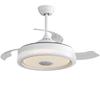 42 Inch Ceiling Fan with Multicolor 32W LED Light (3 Color Temperature Levels + RGB), 3 ABS Blades & DC Motor