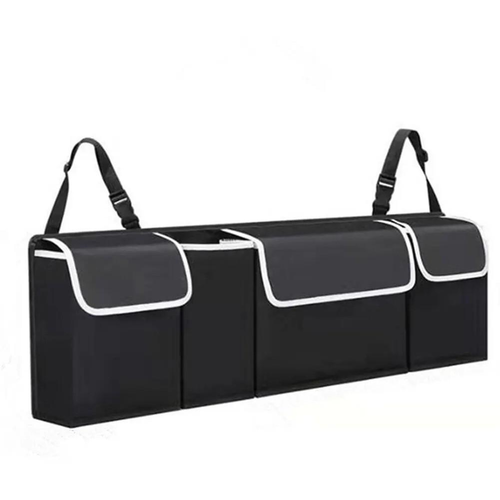 Car Trunk Organizer Adjustable Hanging Backseat Storage Bag High Capacity Multi-use Oxford Automobile Seat Back Organizers