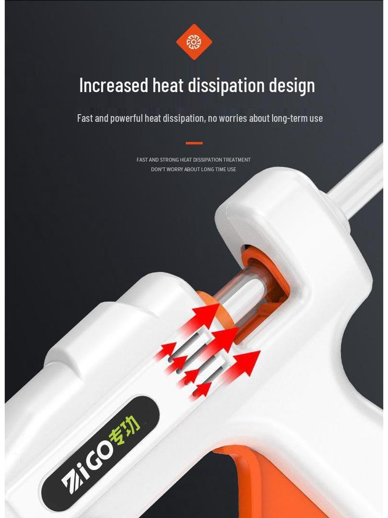 Compact Hot Melt Glue Gun for Students & Household Projects