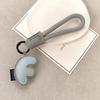 Exquisite Leather Keychain: 26 English Letters - Simple Couple Style Bag Charm, Ideal Small Gift