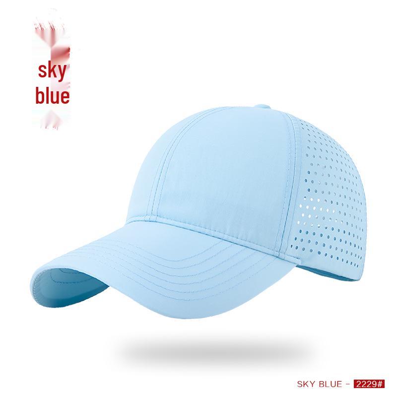 Men's and Women's Quick-Dry Mesh Baseball Cap - Large Fit, Outdoor Sun Protection, Duckbill Design