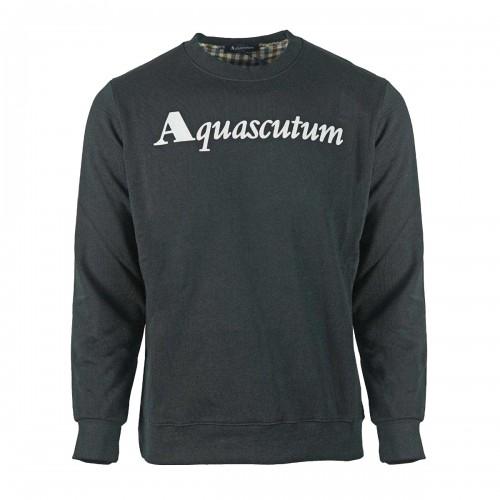 Aquascutum Mens Box Logo Sweatshirt