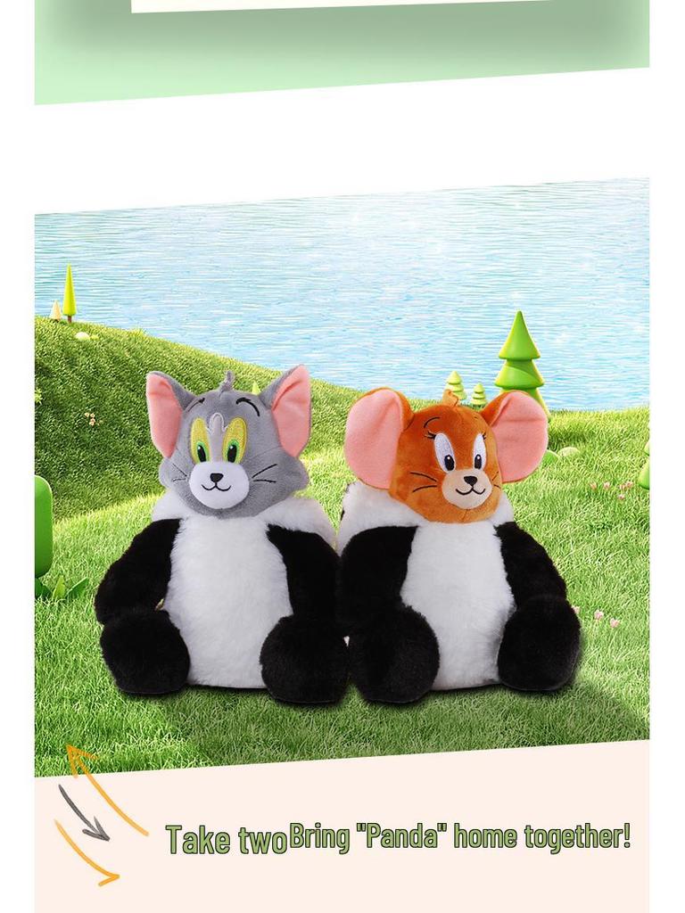 Tom und Jerry Plüschtier Kostüm Spielzeug: Jerry Maus, Tom Katze, Hase, Panda Figuren