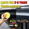 Car Plastic Repair Agent, Car Interior Panel Refurbishment Wax, Coating for Leather, Plastic, and Rubber Polishing and Restoration, Car Maintenance Pa