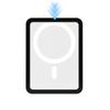 Vertical Push Card Game Card Cover Magnetic Card Pack Pokémon Card Protective Cover Back Attached Transaction Card Protector Case
