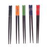 5Pair Smooth Food Chopsticks Wood Meal Eating Sticks Easy To Grip Chopstick Set  Meal Use
