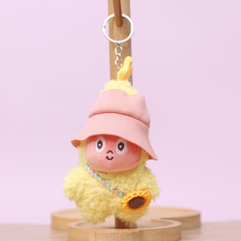 Twinkle Twinkle Star People Plush Toy Keychain With Soft Short Plush For Kids And Collectors Yellow Circle