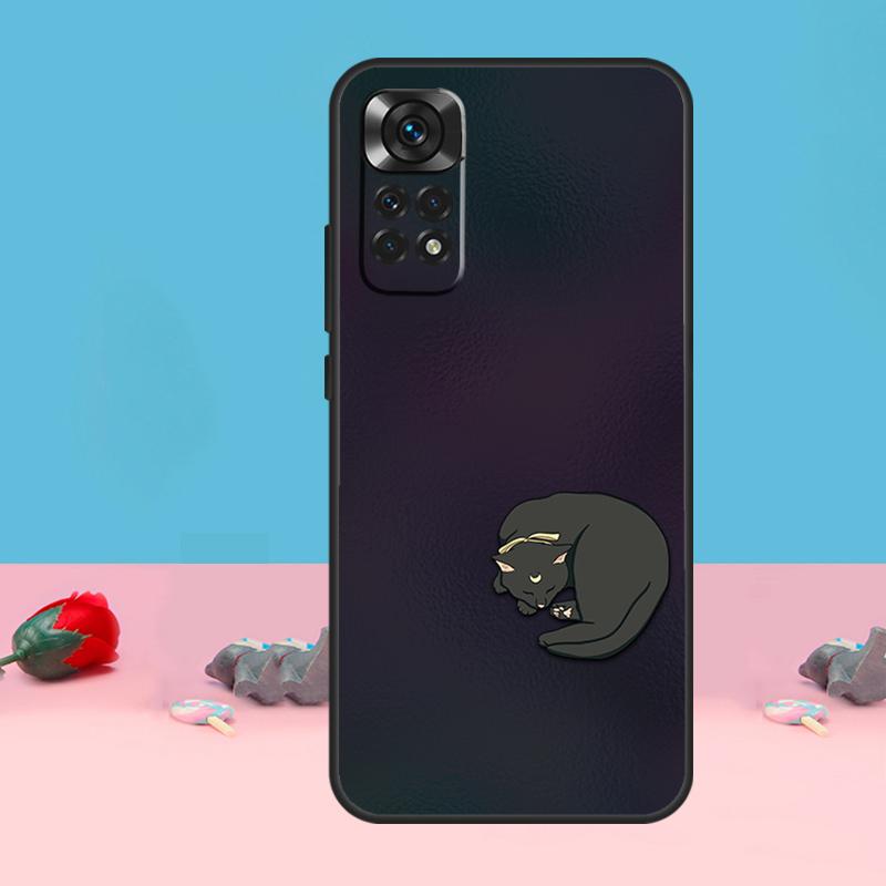 Witch Cat Cover For Xiaomi Redmi Note 13 10 11 12 14 Pro 11S 12S Case For Redmi 15 12C 13C 14C 10C 15C
