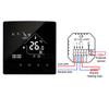 Programmable Mirror Thermostat for Room Heating with Touchscreen Digital Display and Electric Floor Heating Compatible Power