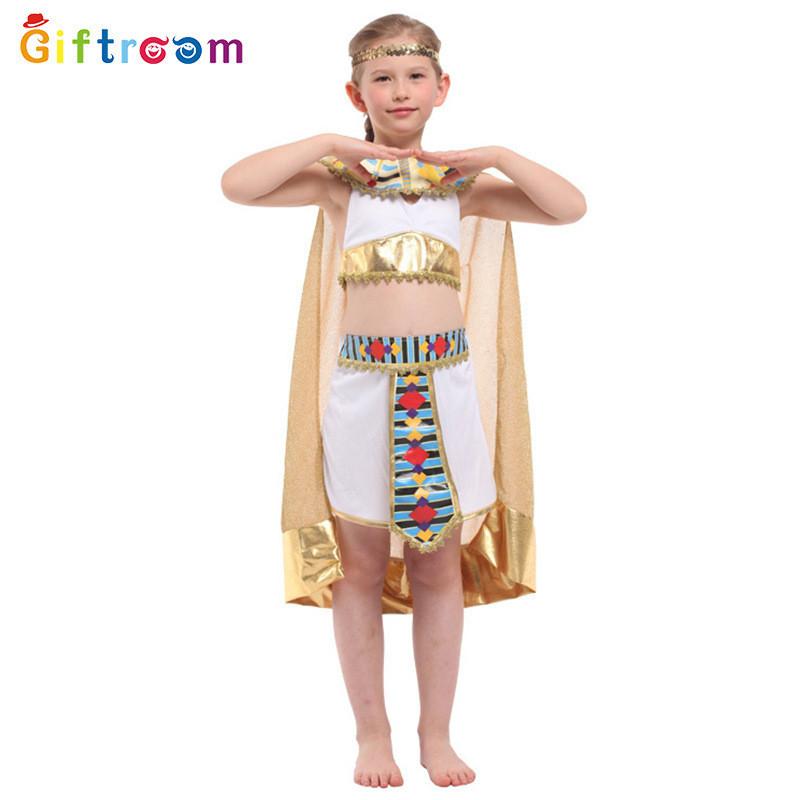 Helloween Party Themed Costume For Egyptian Pharaoh Prince And Princess Perfect For All Occasions