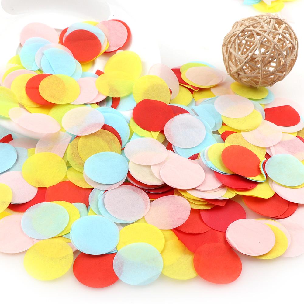 2.5cm 10/20g Red White mixed Heart Shape Paper Confetti Balloon Filler Wedding Birthday Party Table Decoration Throwing Supplies