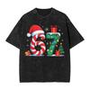 Vintage Washed Tshirt Funny 67 Meme Gen Alpha Slang Skeletal Hands Cotton Tshirts  Hip Hop Tee Shirt For Man Beach Casual Tops