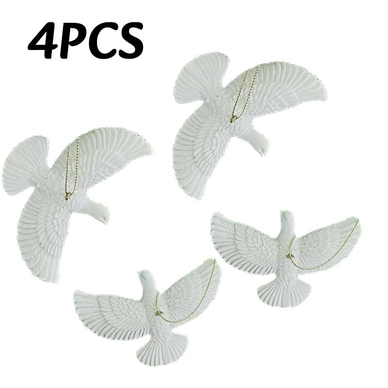 1-6 szt. Zawieszka Gołąb Pokoju Żywica Ozdoba Świąteczna Festiwal Gołębie Pokoju Prezent Kreatywna Dekoracja Domu Podwórka Gołąb Przyjaźni