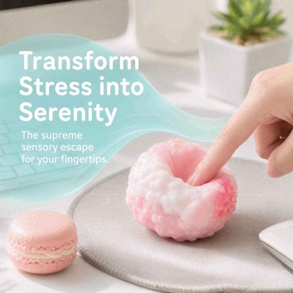 Handmade Beads Squeeze Toy Sticky Feel Stress Relief Ball Funny Fidget Toy Table Play