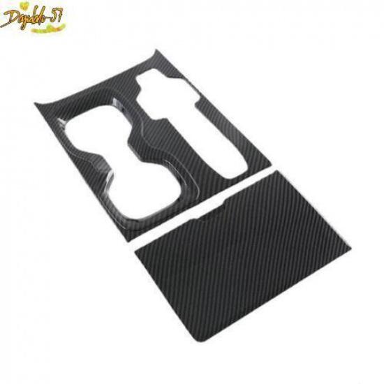 2X Carbon Fiber Gear Shift Box Panel Cover Trim For Lexus RX350 350h RX500h