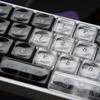 LCK 40S Transparent Low Profile Keycap Set Custom Ultra-thin Keyboard Cap Original Office Gaming KeyCap for Mechanical Keyboard
