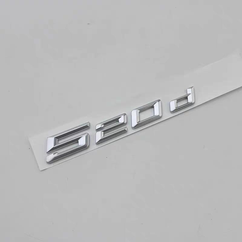 For BMW New 5 Series Car Trunk Letters Logo Emblem Sticker 520i 525i 528i 530i 535i 540i G30 G31 G60 G61 2024 2025 Badge Decals Yp2