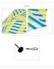 Because Folding Umbrella 50cm Sun and Rain Umbrella UV Cut Ribbed Compact White Little/Pattern D-065603