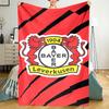 Bayer Leverkusen Theme Printed Blanket - Perfect for Couch, Bed, Travel & Outdoor Use | Machine Washable, Cozy & Durable.