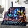 Name Custom Halo Game Print Flannel Blanket High Quality Warm Comfortable Cover for All Seasons Perfect for Gifts Home Decor