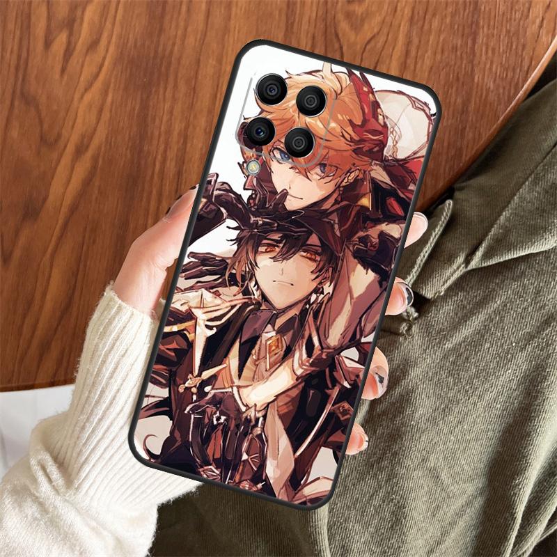 Zhongli Genshin Impact Case For Samsung Galaxy M12 M32 M52 M35 M55 M15 M11 M13 M14 M06 M16 M36 M56 M31 M53 M34 M54
